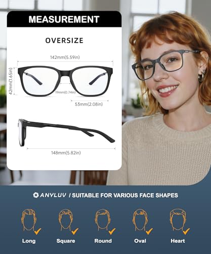 ANYLUV glasses showing lens clarity