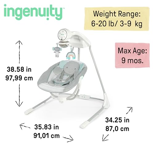 Van swing showing 180 degree rotation