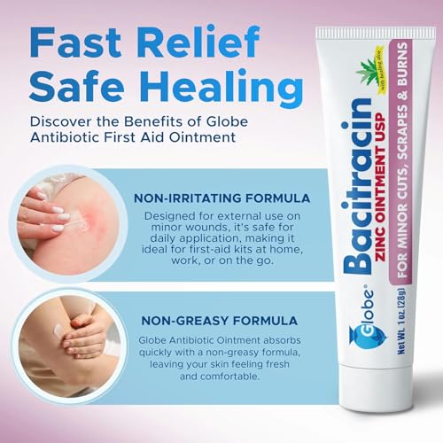 Four pack of Globe antibiotic ointment