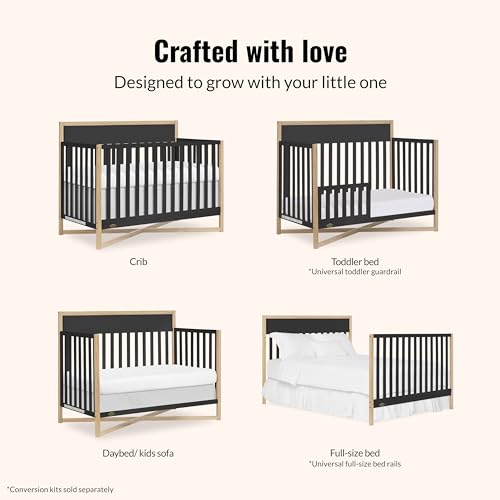 Dream On Me Owen crib X-frame base detail