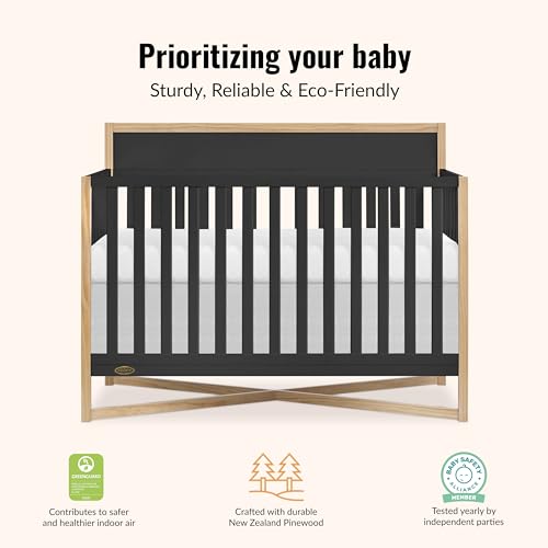 Dream On Me Owen crib toddler bed conversion