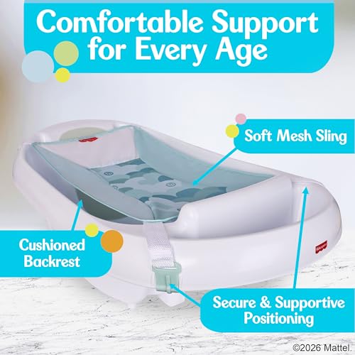Close up of bath tub newborn sling