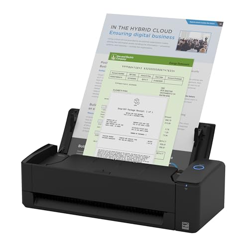 ScanSnap iX1300 black front view