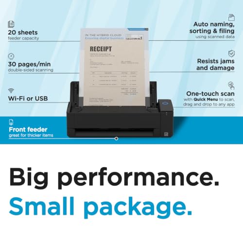 ScanSnap iX1300 document feeding tray