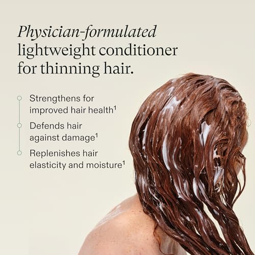 Back of Nutrafol conditioner bottle with ingredients
