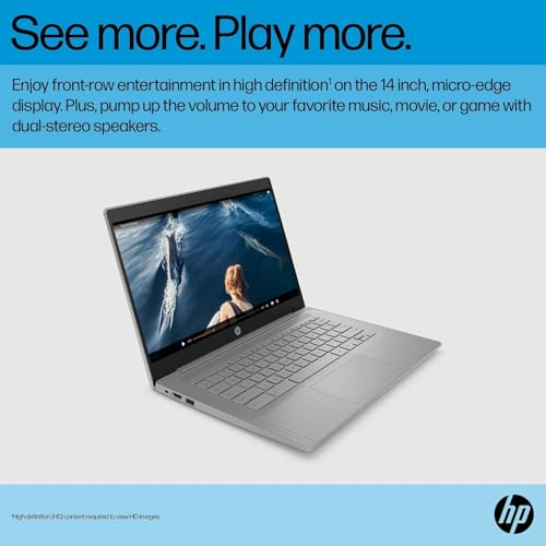 Ports and connectivity of HP Chromebook 14