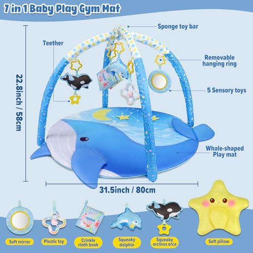 Dr.Rapeti play mat with overhead toy bar