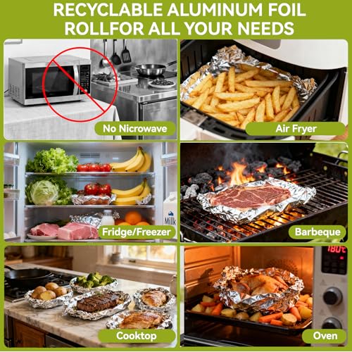 SZZJKJ aluminum foil wrapping a pan