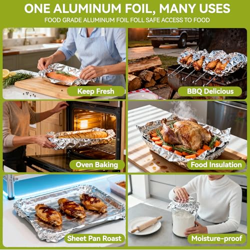 SZZJKJ silver foil roll in kitchen