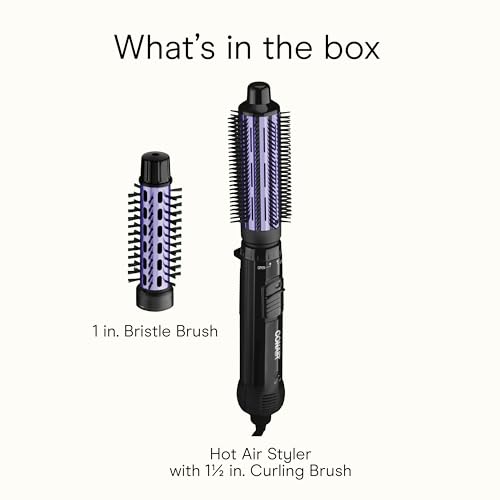 Conair styling tool packaging and accessories