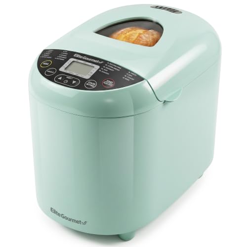 Elite Gourmet Mint Bread Maker front view
