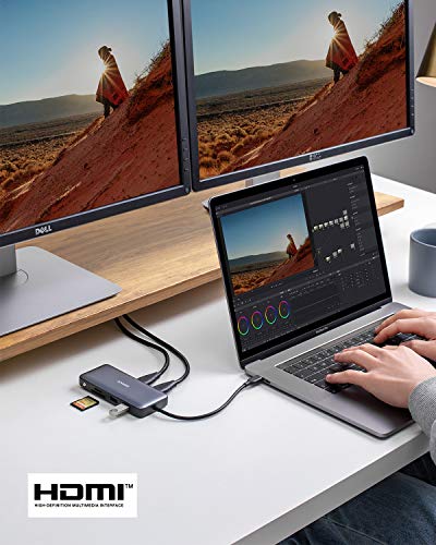 Included accessories for Anker 8-in-1 hub