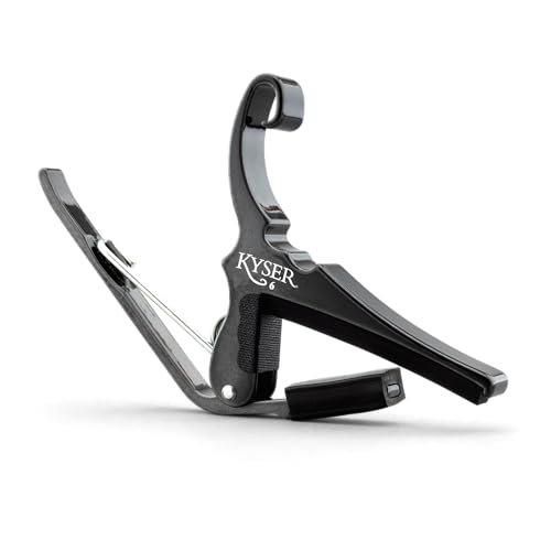 Kyser Quick-Change Guitar Capo in Black Chrome