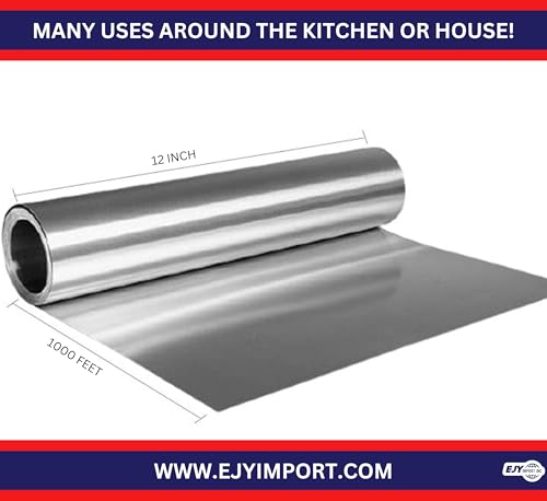 Close up of 20-micron thick aluminum foil