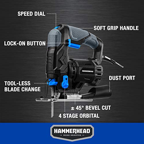 Hammerhead HAJS048 adjustable metal base plate for bevel cuts