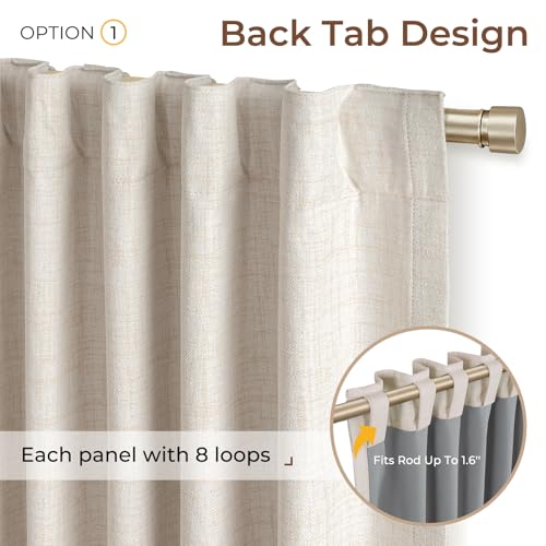 Back tab hanging style of INOVADAY curtains