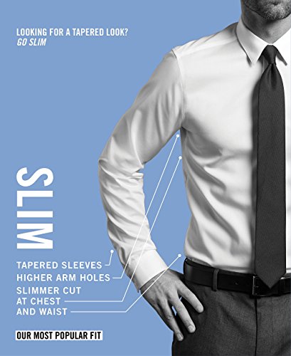 Calvin Klein shirt inner label and sizing detail