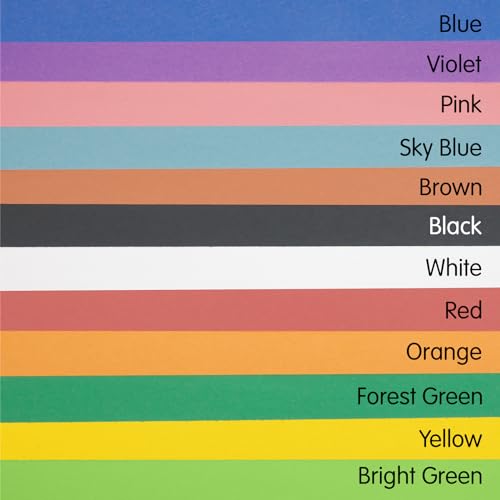 Close up of vibrant construction paper texture