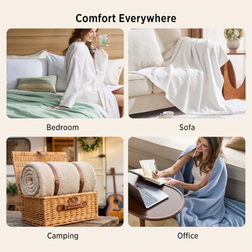 Queen size blanket spread flat