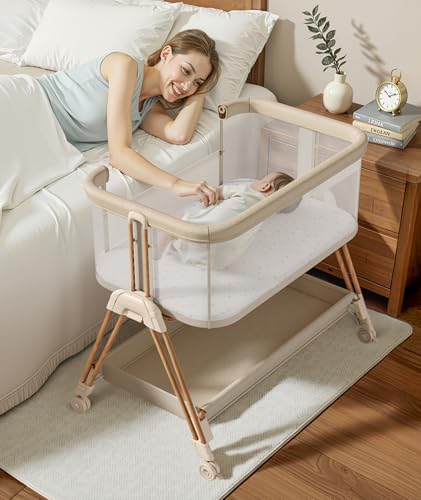 Fodoss Baby Bassinets Bedside Sleeper full setup