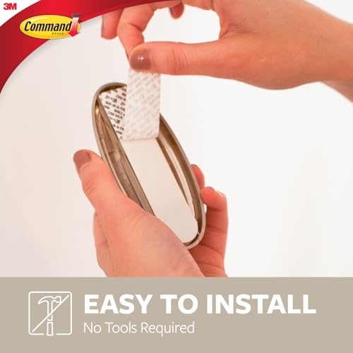 Adhesive strip application for Command hook