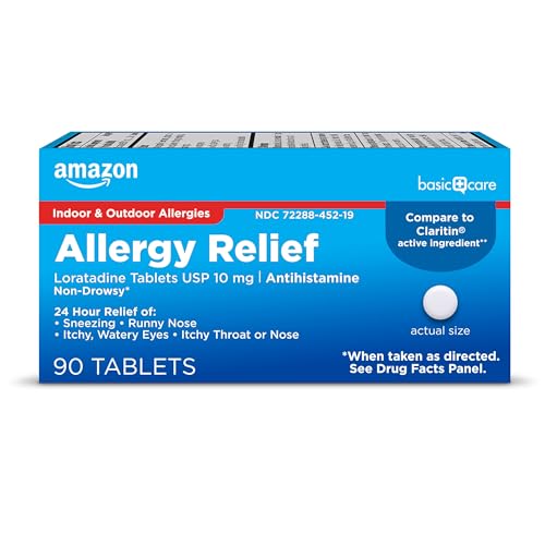 Basic Care Allergy Relief 10 mg label details