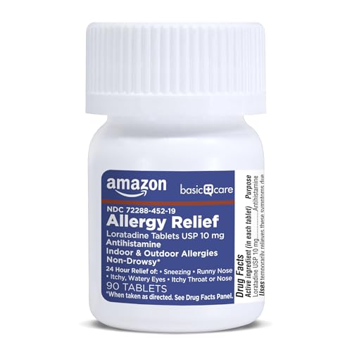 Basic Care allergy medication bottle top