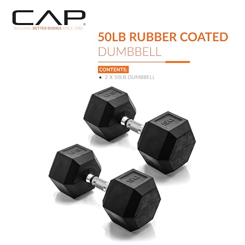 Close up of CAP dumbbell chrome handle grip