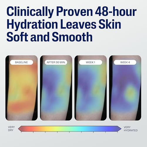 Cetaphil lotion application on skin