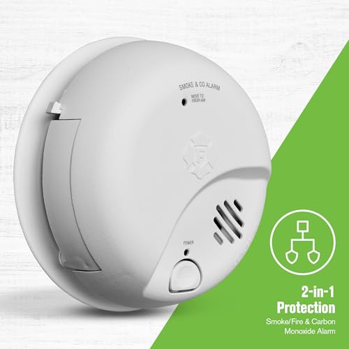 Side profile of the First Alert SMICO100 combination alarm