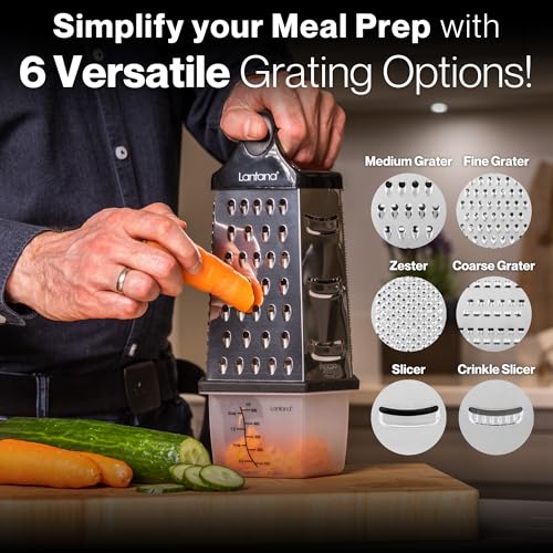 Lantana cheese grater with stainless steel blades