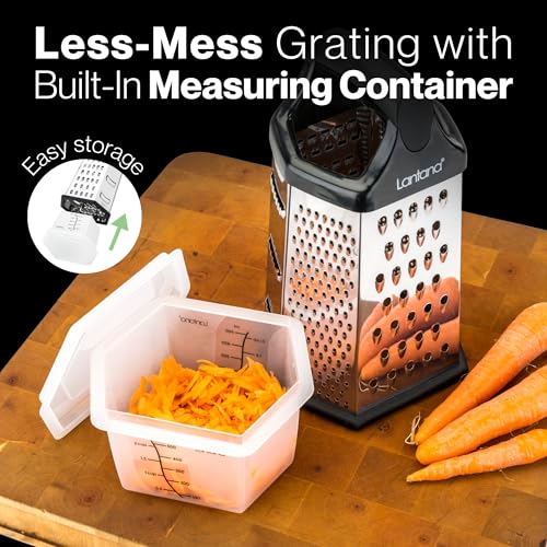 Lantana kitchen grater showing the measuring container