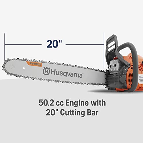 Side profile of Husqvarna 450 Rancher engine