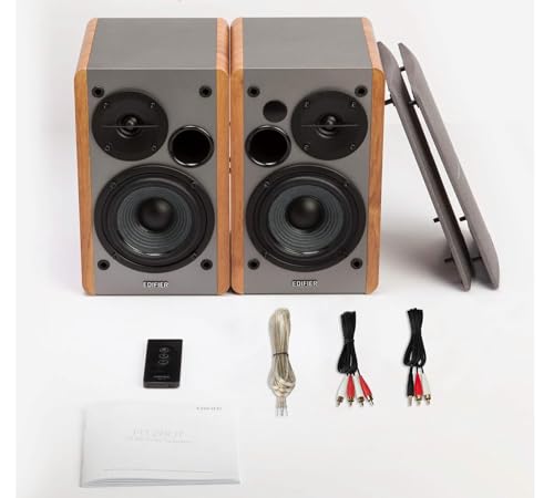 Edifier R1280T speaker back panel connections