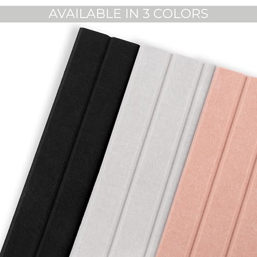 Black arched felt board side profile