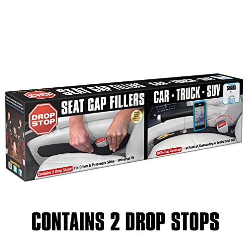 Black neoprene Drop Stop gap filler