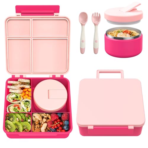Pink Pawtong Bento Lunch Box closed view