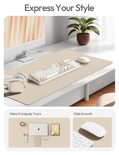 Close up of YSAGi desk mat surface texture