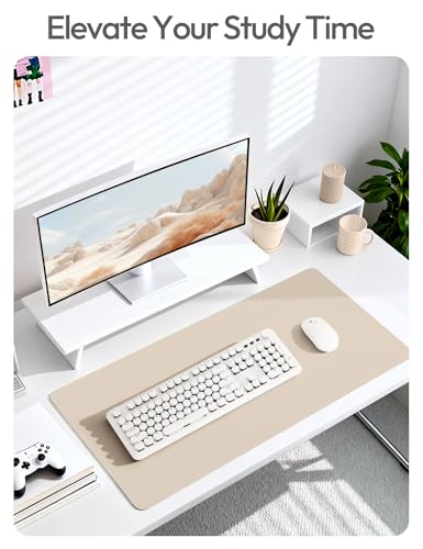 YSAGi desk mat being wiped clean