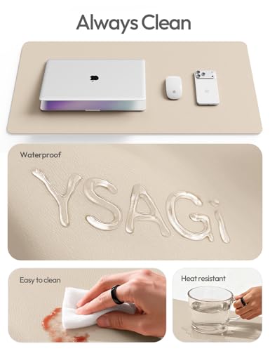 Professional workspace setup with YSAGi mat