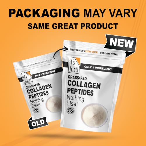 It's Just! Collagen Peptide Grass-Fed Protein Powder back label