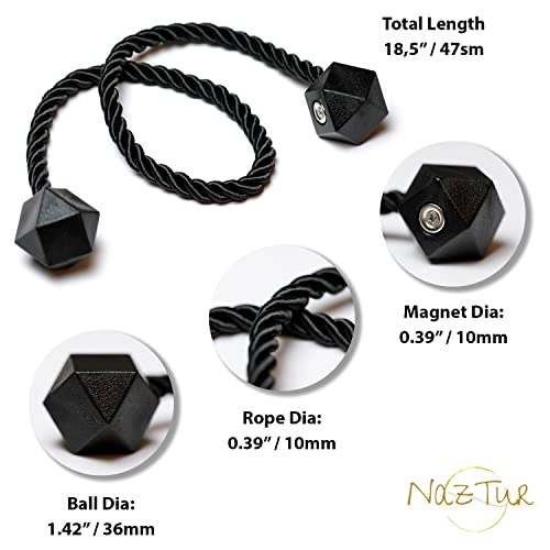 Side view of NazTur CK28 magnetic tieback
