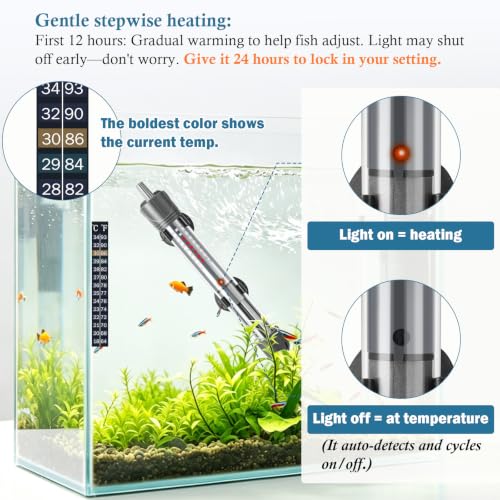 HITOP 7-inch heater with suction cups