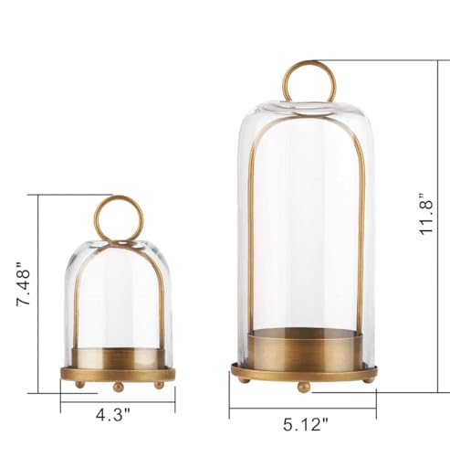 Close up view of the antique brass finish on the holder