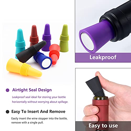 Reusable wine stoppers for kitchen use