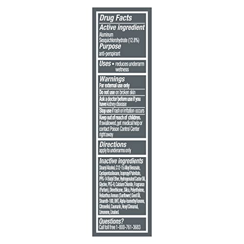 Clean Comfort antiperspirant ingredients list