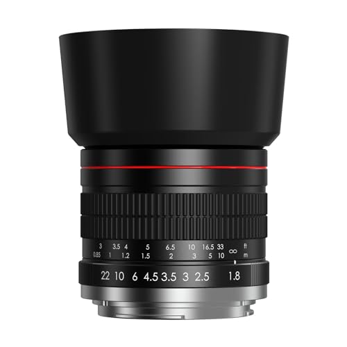 Lightdow 85mm f1.8 lens front view