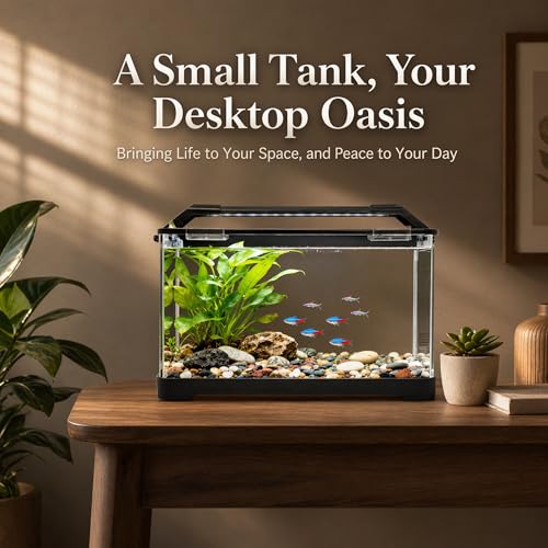 eWonLife 3.5 Gallon aquarium with included LED light