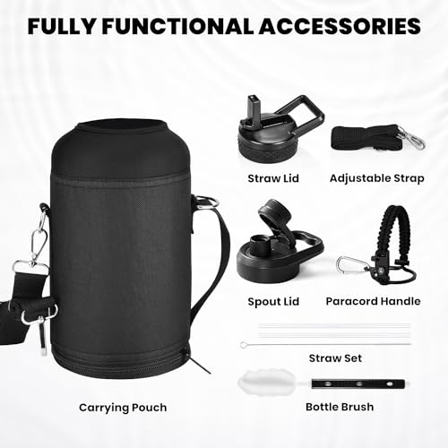 RAYMYLO water bottle with carrying pouch
