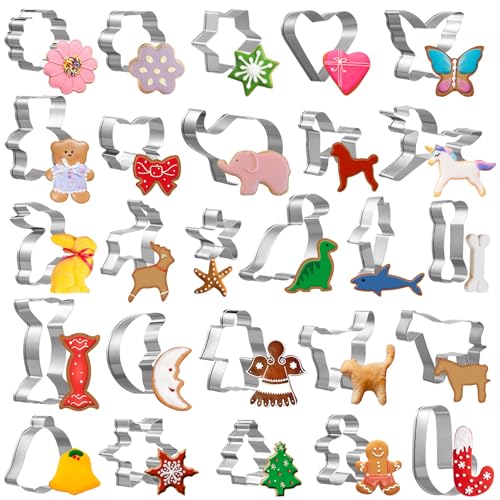 GWHOLE 26Pcs Cookie Cutters Set full collection